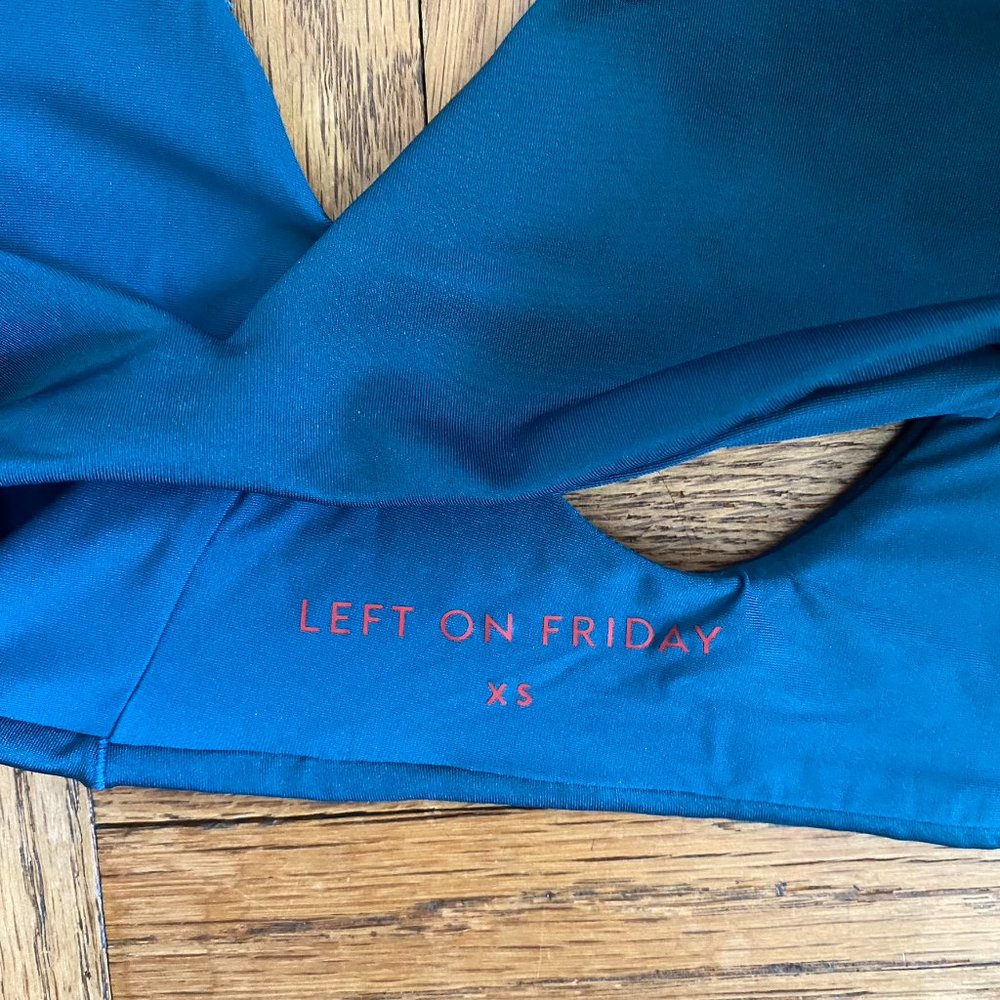 Left On Friday Teal Bikini Top - Picture 4 of 5